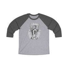 Load image into Gallery viewer, FBM Snake Wheel 3/4 Raglan Tee