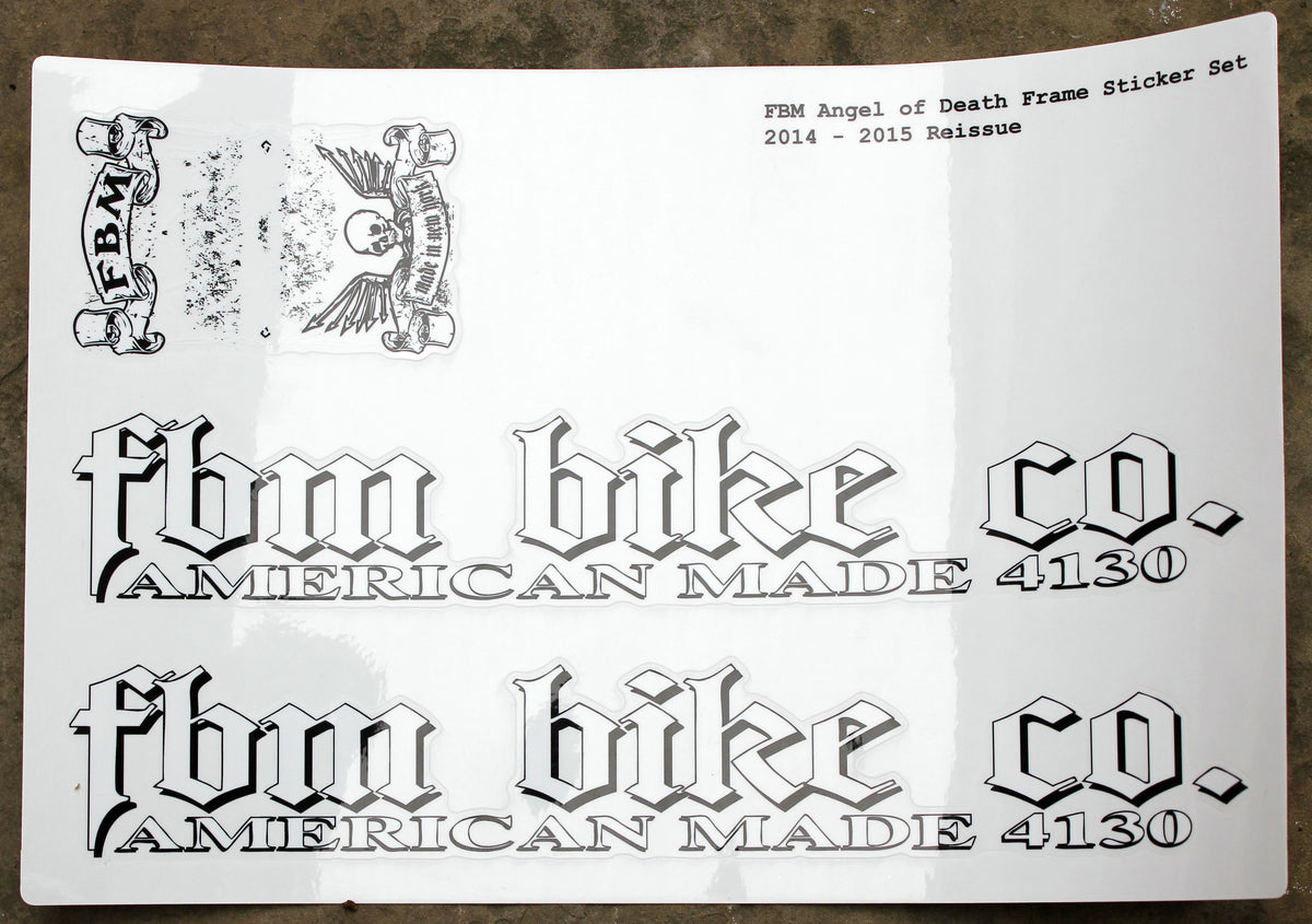 FBM Angel of Death Frame v6 Sticker Sheet – FBMbikes