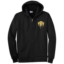Load image into Gallery viewer, FBM Pizzagram Zip Up Hooded Sweatshirt