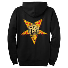 Load image into Gallery viewer, FBM Pizzagram Zip Up Hooded Sweatshirt

