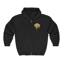 Load image into Gallery viewer, FBM Pizzagram Zip-Up Hooded Sweatshirt
