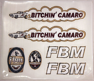 FBM Bitchin Camaro Sticker Sheet
